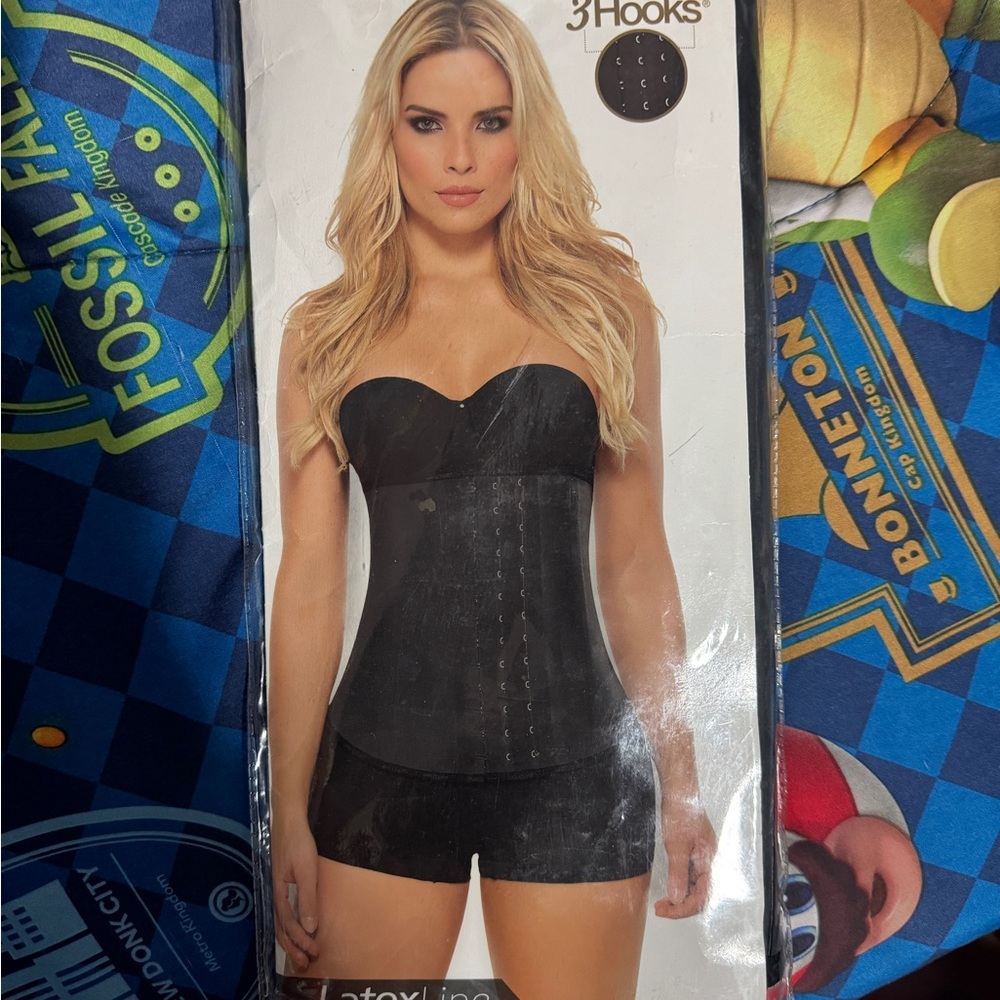 3Hooks Black Waist Trainer